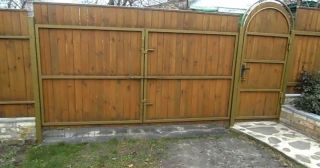 Купить распашные ворота деревянные Петропавловск-Камчатский, цена от 2802 руб.